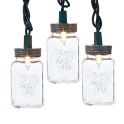 Kurt S. Adler Mason Jar Light String (37196)