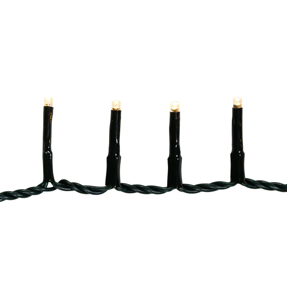 Kurt Adler 600-Light 49-Foot Warm White LED Rice Light Set - Image 4