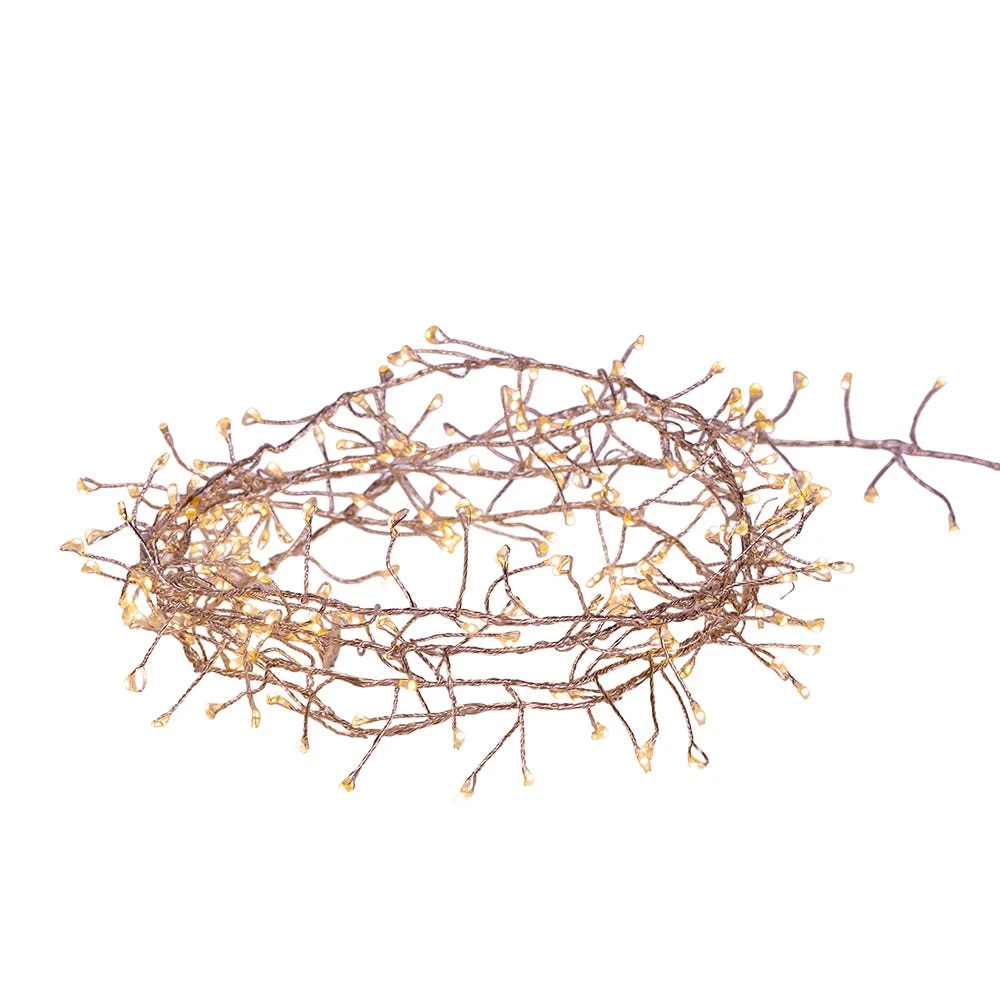 Kurt Adler 24-Foot 720-Light Warm White Twinkle LED Fairy Cluster Garland - Image 3