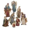 Kurt Adler 6.25-Inch Resin Nativity Set Of 8 Pieces