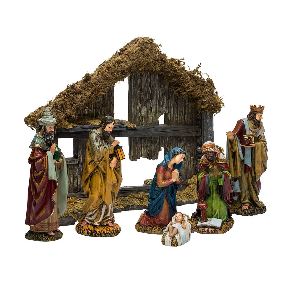 Kurt Adler 6-Inch Resin Nativity Set Of 7 - Image 2