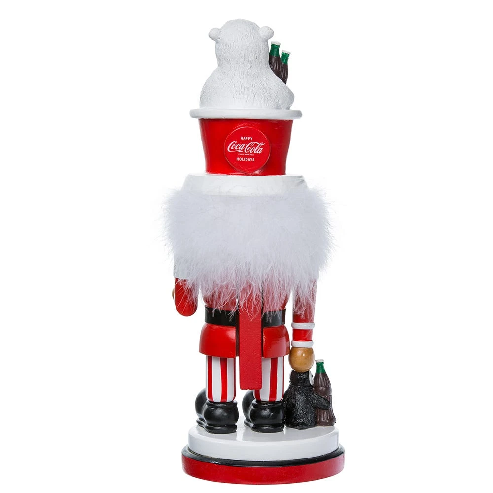 Kurt Adler 15-Inch Coca-Cola Hollywood Nutcracker With Polar Bear Hat - Image 3