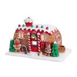 Kurt Adler 6-Inch Gingerbread Camper House Table Piece