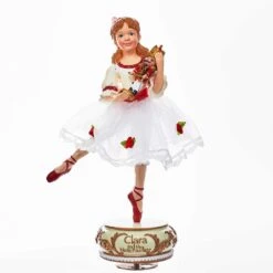 Kurt Adler 11.5-Inch Musical Clara Tablepiece