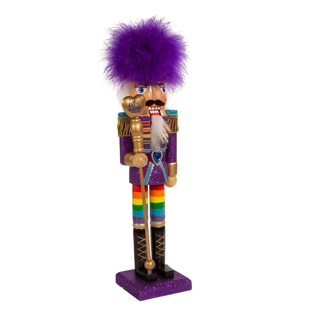 Kurt Adler 15-Inch Wooden Gay Pride Nutcracker - Image 2