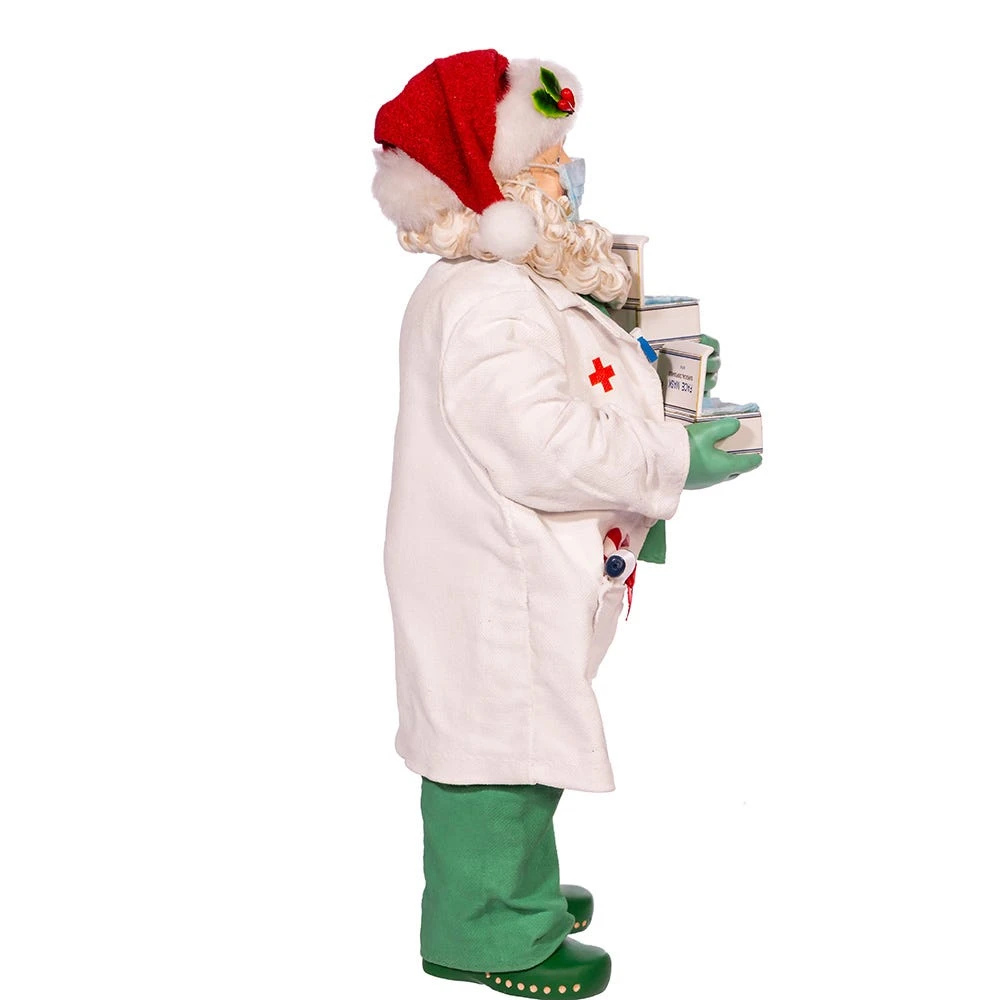 Kurt Adler 10.5-Inch Fabriche Santa Doctor - Image 3