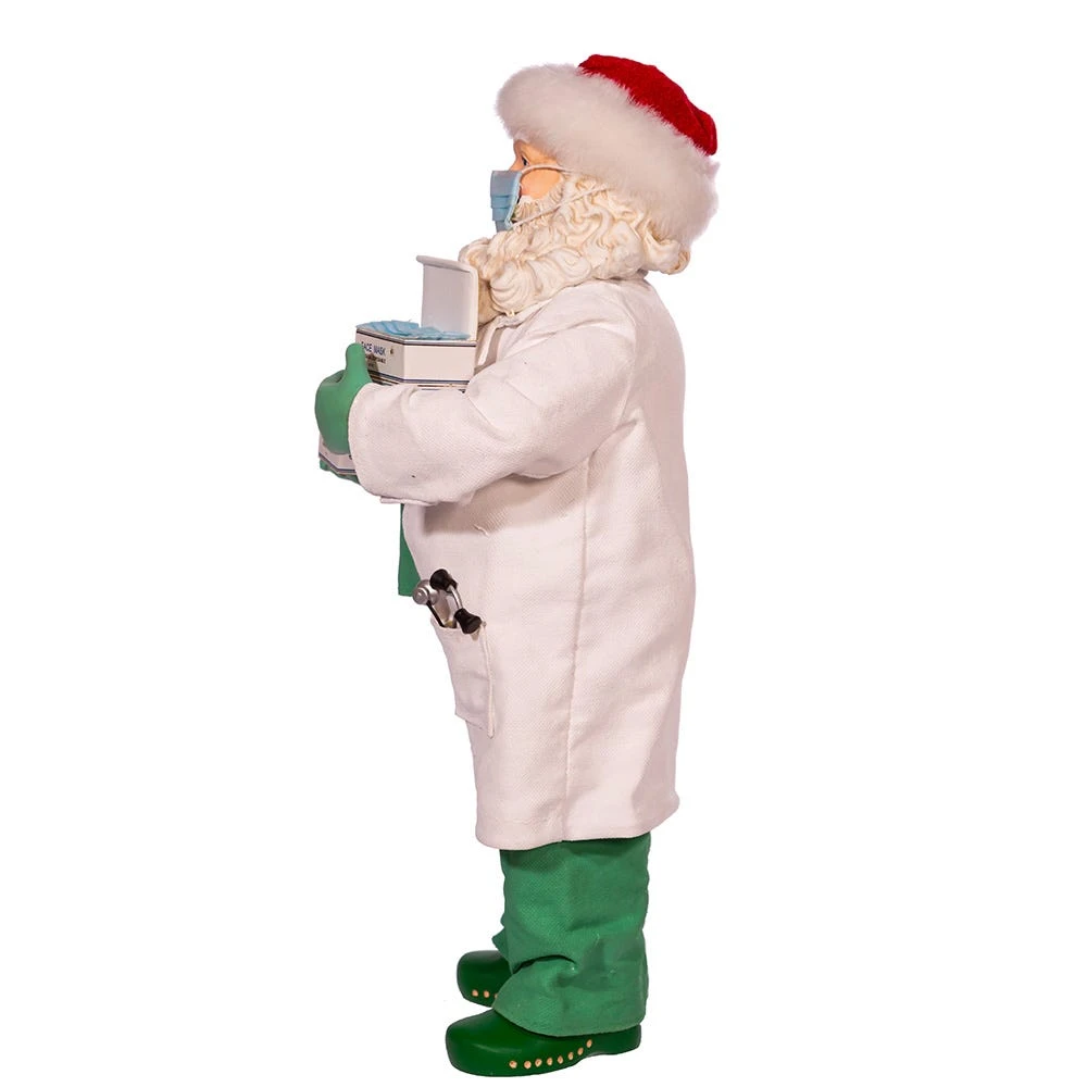 Kurt Adler 10.5-Inch Fabriche Santa Doctor - Image 5