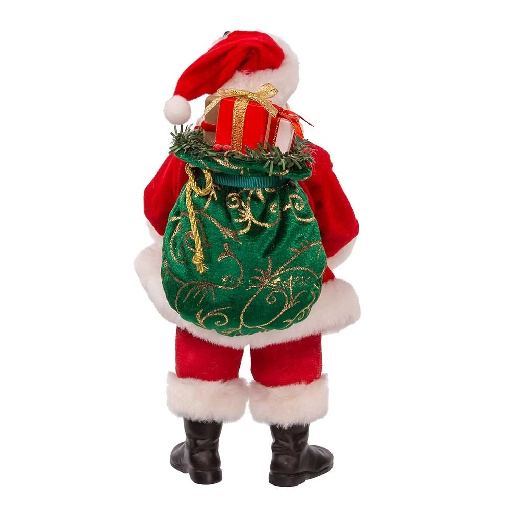 Kurt Adler 10.5-Inch Fabriché Countdown Santa - Image 3