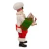 Kurt Adler 11-Inch Fabriché Santa With Gingerbread Train