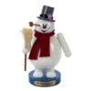 Kurt Adler 10-Inch Wooden Frosty The Snowman Nutcracker