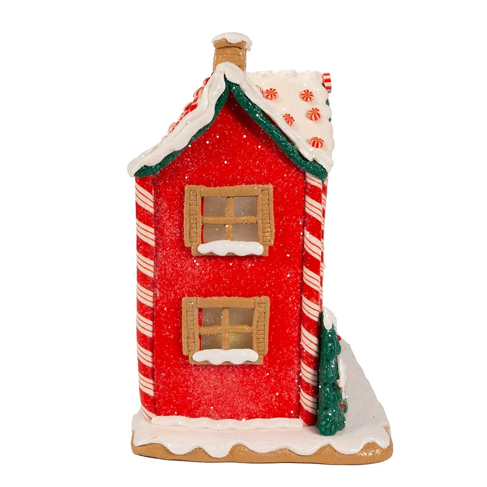 Kurt Adler 9.5-Inch Battery-Operated Gingerbread LED House With Music Box - Image 2