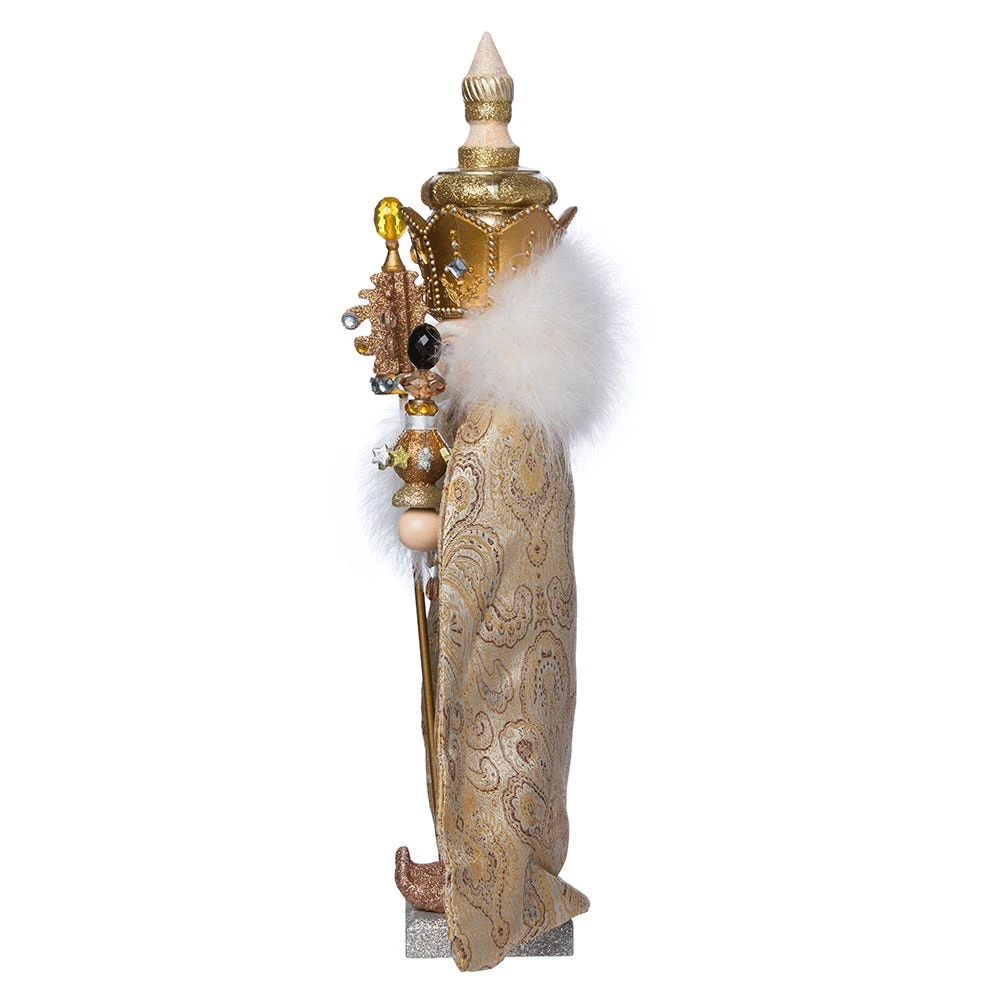 Kurt Adler 18-Inch Hollywood Gold King Nutcracker - Image 5