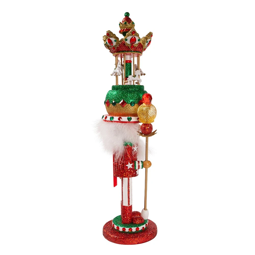 Kurt Adler 18-Inch Carousel Hat Musical Nutcracker - Image 2