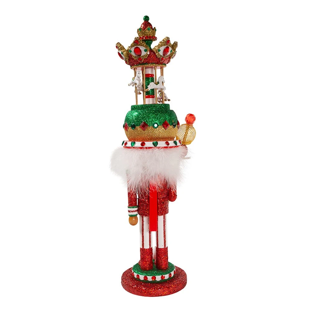 Kurt Adler 18-Inch Carousel Hat Musical Nutcracker - Image 3