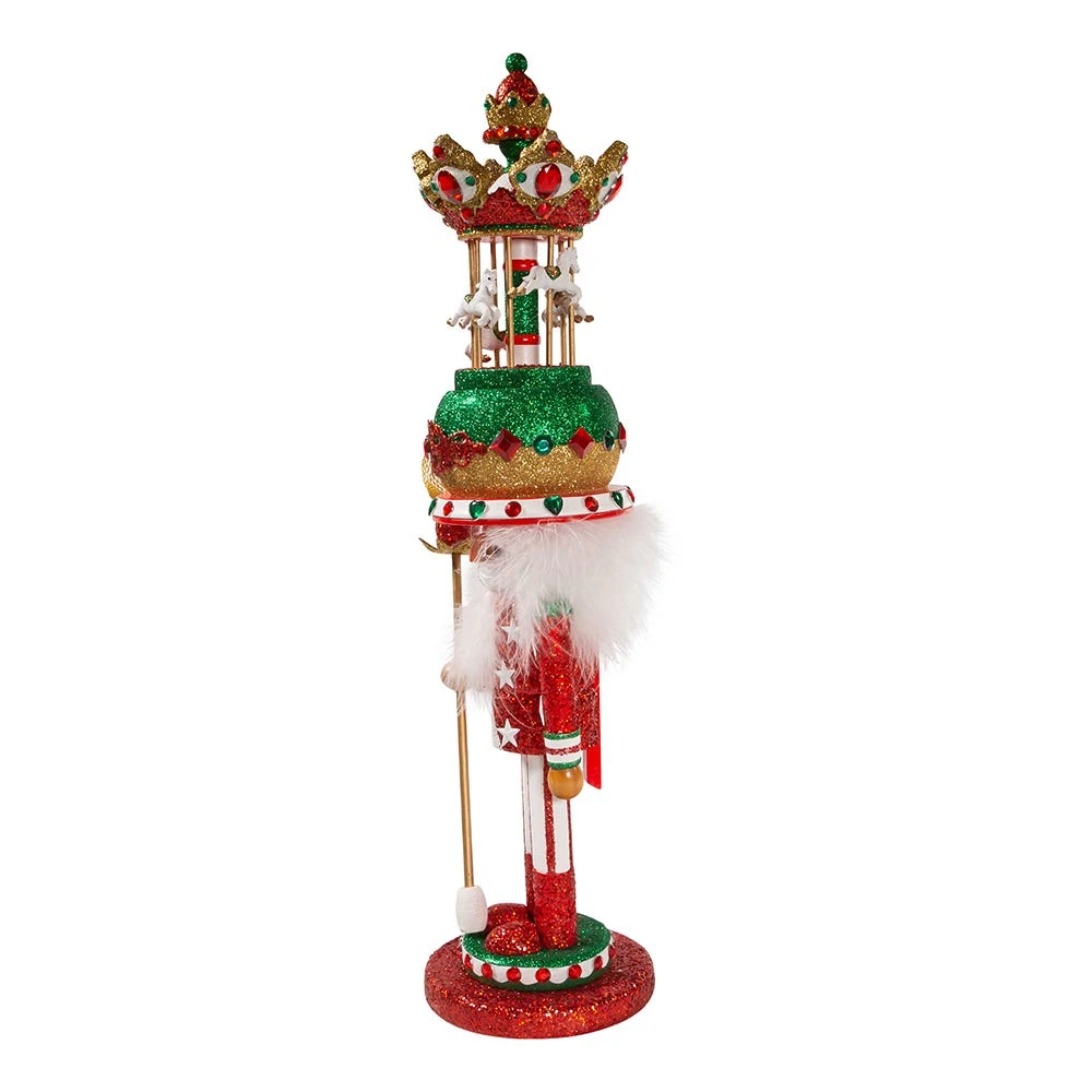 Kurt Adler 18-Inch Carousel Hat Musical Nutcracker - Image 4