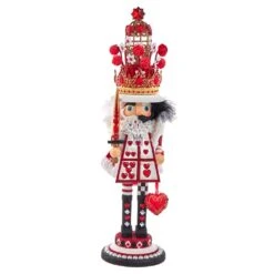 Kurt Adler 18-Inch Hollywood King Of Hearts Nutcracker