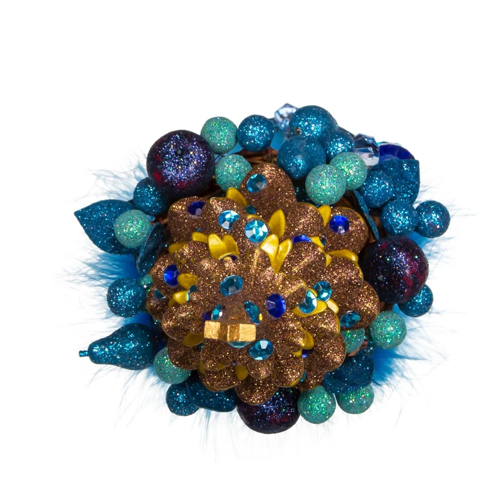 Kurt Adler 18-Inch Hollywood Blue With Tree Nutcracker - Image 5