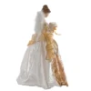 Kurt Adler 17-Inch Ivory And Gold Angel Treetop