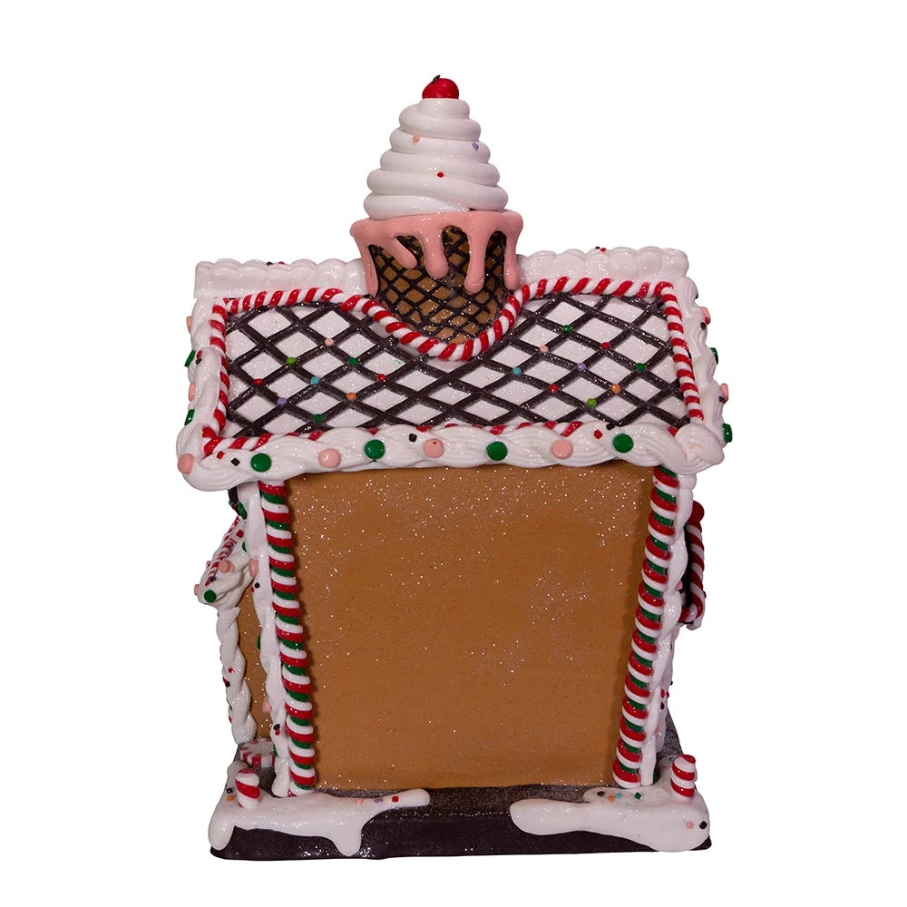 Kurt Adler 14-Inch Battery-Operated Light-Up Gingerbread House - Image 4