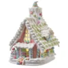 Kurt Adler 12.5-Inch Battery-Operated Light Up Pastel Gingerbread House