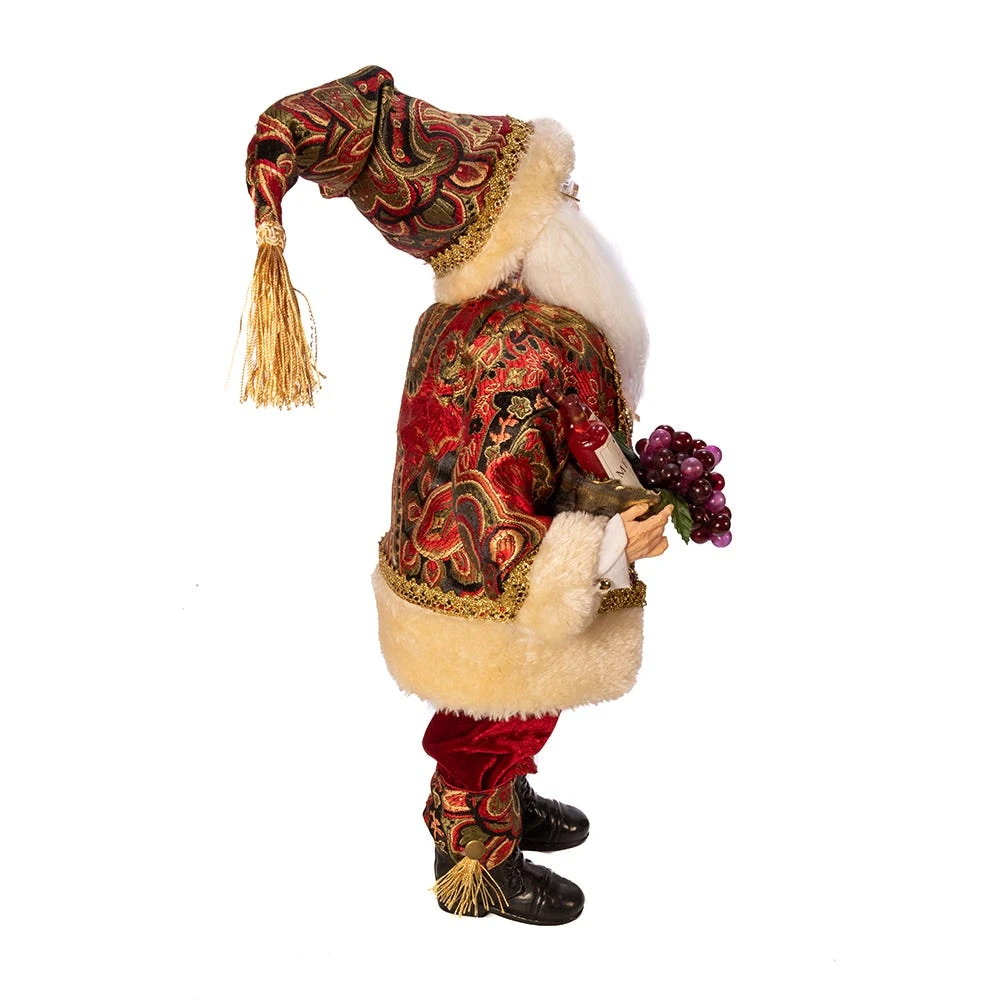 Kurt Adler 18-Inch Kringle Klaus Wine Santa - Image 4