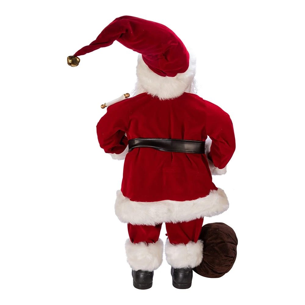 Kurt Adler 34-Inch Kringle Klaus Traditional Santa And List - Image 4