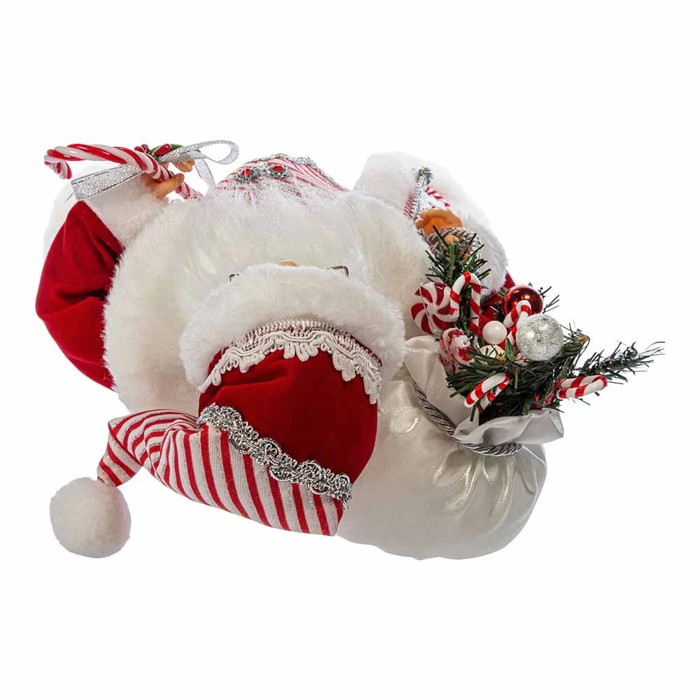 Kurt Adler 17.5-Inch Kringle Klaus Peppermint Santa - Image 5