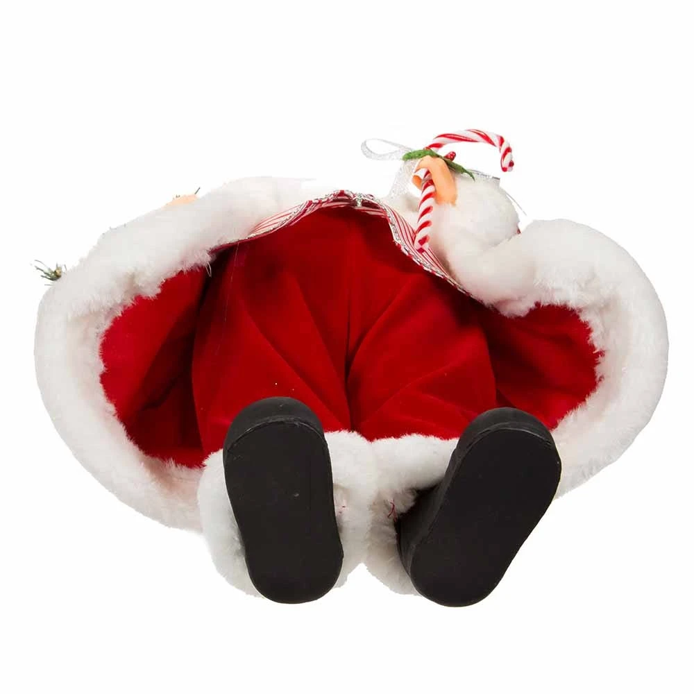 Kurt Adler 17.5-Inch Kringle Klaus Peppermint Santa - Image 6