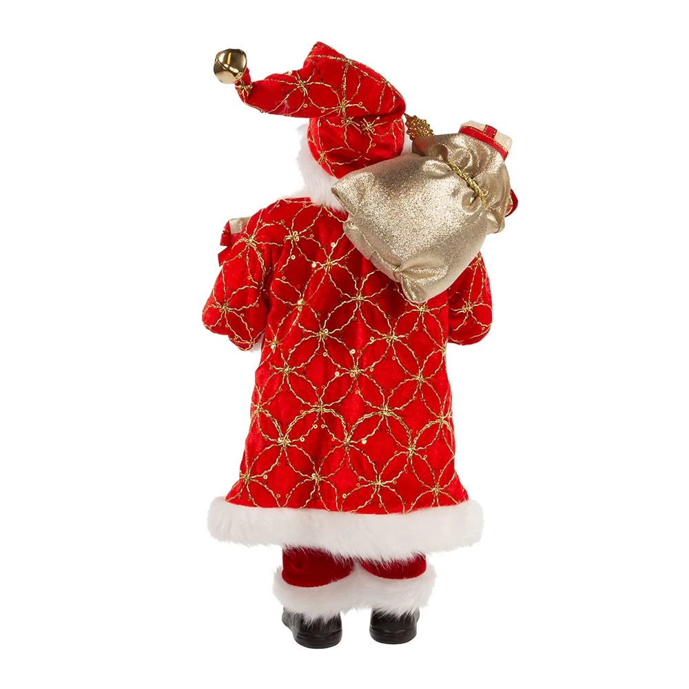 Kurt Adler 17-Inch Kringle Klaus Red Santa With Gifts - Image 3