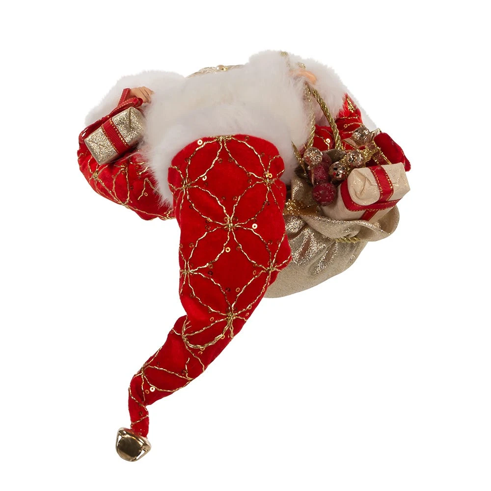 Kurt Adler 17-Inch Kringle Klaus Red Santa With Gifts - Image 5