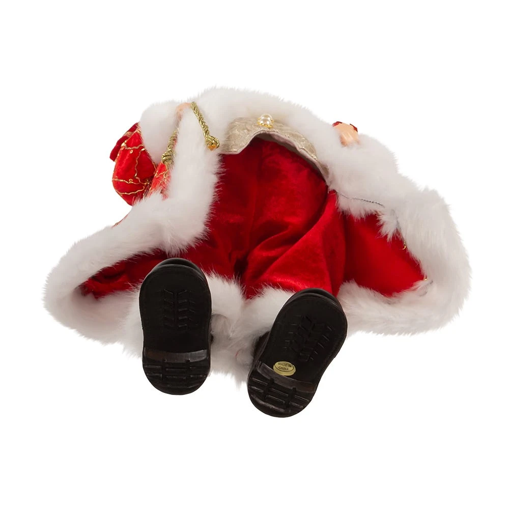 Kurt Adler 17-Inch Kringle Klaus Red Santa With Gifts - Image 6