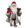 Kurt Adler 18-Inch Red And White Santa With Gift Box And Bells