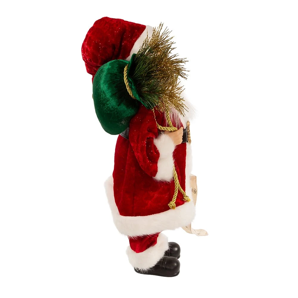 Kurt Adler 17.25-Inch Kringle Klaus Tradition Santa With List - Image 2