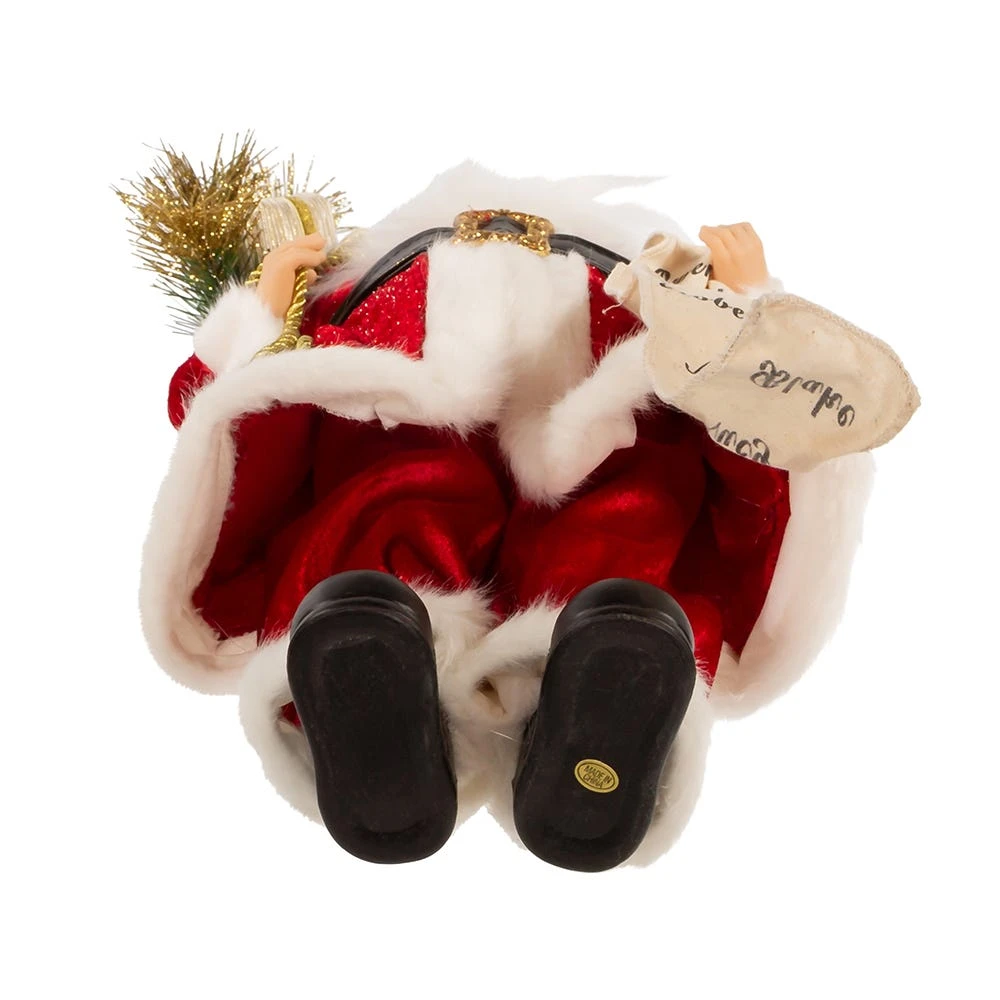 Kurt Adler 17.25-Inch Kringle Klaus Tradition Santa With List - Image 6
