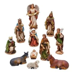 Kurt Adler 6-Inch Nativity Set With 11 Figures
