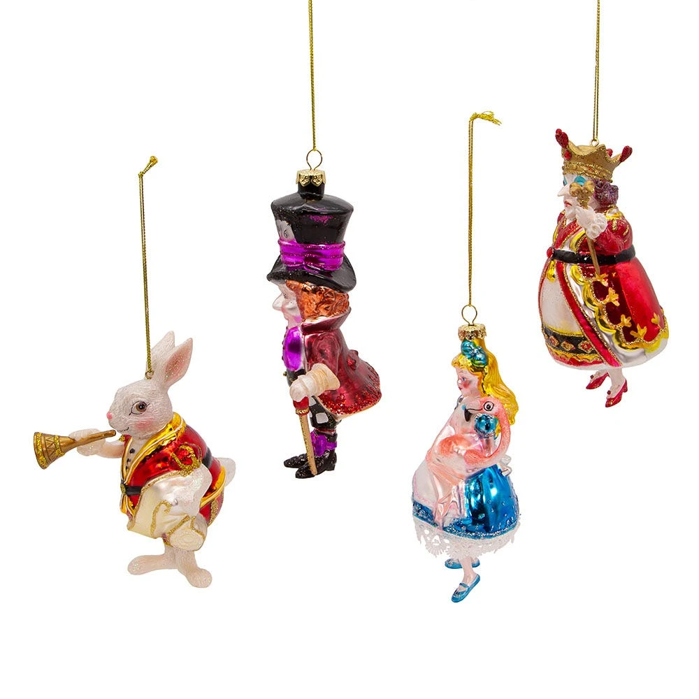 Kurt Adler 5-5.5-Inch Noble Gems™ Glass Wonderland Gift Set, 4-Piece Set - Image 4