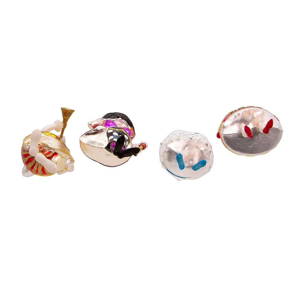 Kurt Adler 5-5.5-Inch Noble Gems™ Glass Wonderland Gift Set, 4-Piece Set - Image 6