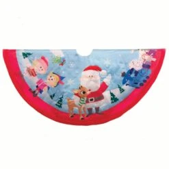Kurt Adler 48-Inch Rudolph And Friends Treeskirt