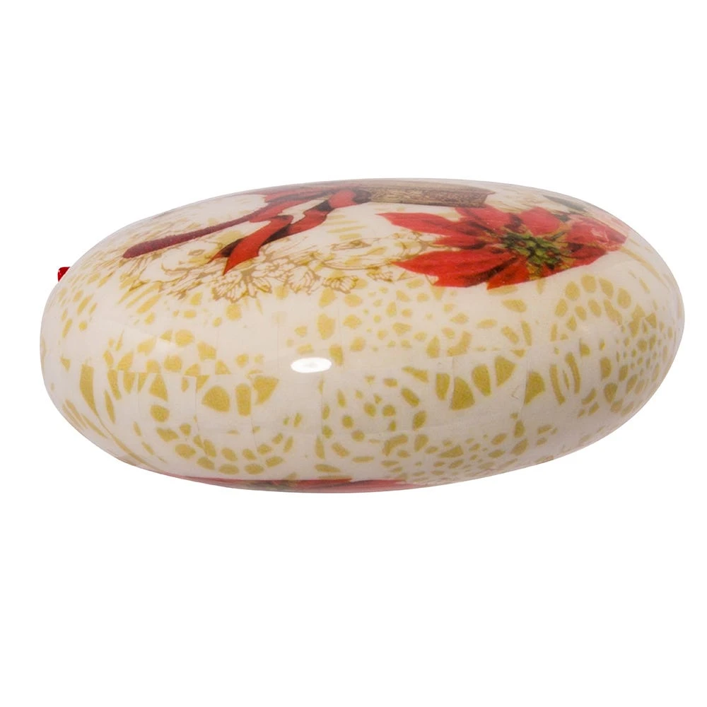 Kurt Adler 85mm Decoupage Ball Ornament Set Of 12 - Image 5