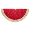 Kurt Adler 60-Inch Red And Gold Ornament Tree Skirt