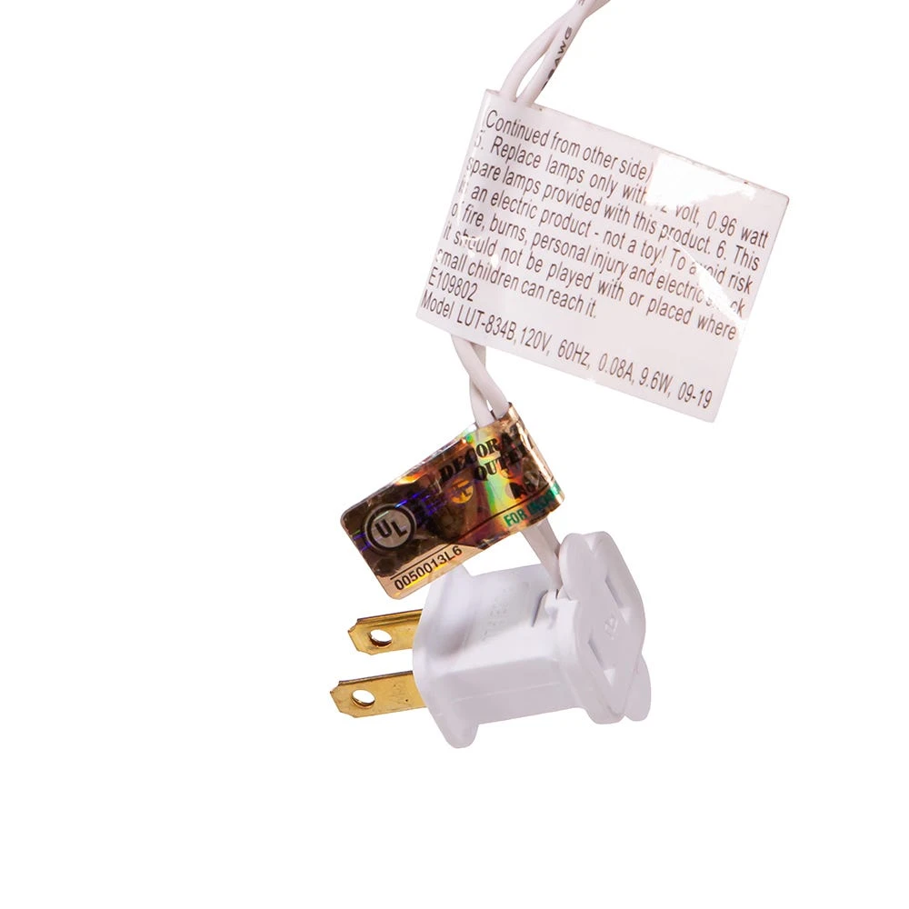 Kurt Adler 12-Inch UL 10-Light Gold Angel Treetop - Image 8