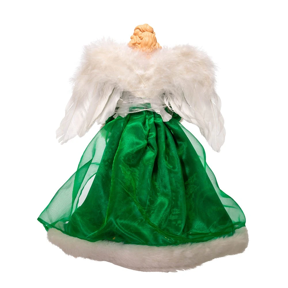 Kurt Adler 16-Inch UL 10-Light Irish Angel Tree Top - Image 4
