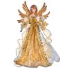 Kurt Adler 16-Inch Ombre Silver/Gold Angel Tree Topper